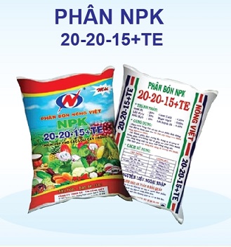 Phân nón NPK 20-20-15+TE - Công Ty TNHH Sản Xuất - Thương Mại Nông Việt